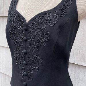 Laundry By SS Black Beaded Jumpsuit